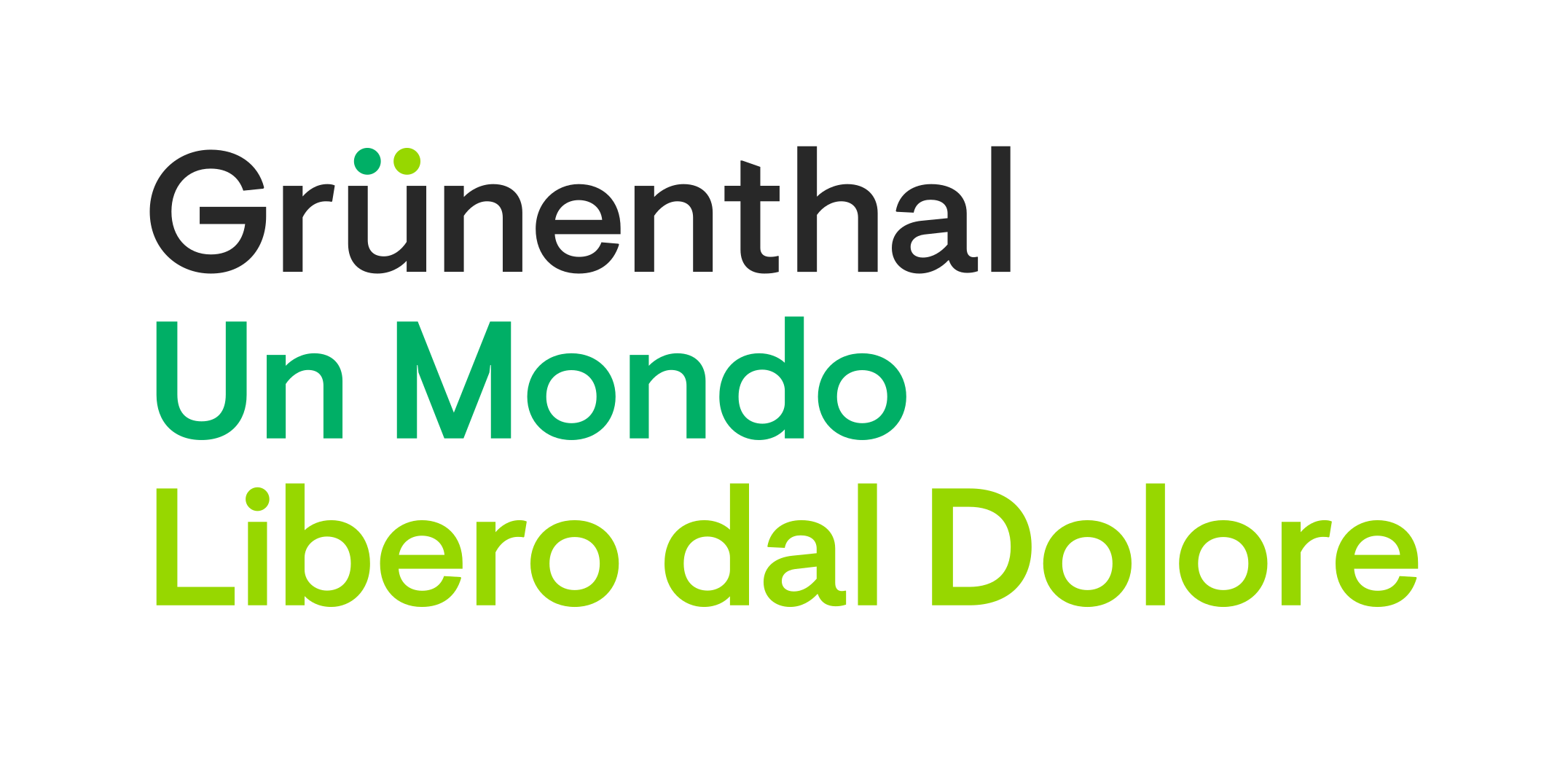 Grünenthal Un Mondo Libero dal Dolore