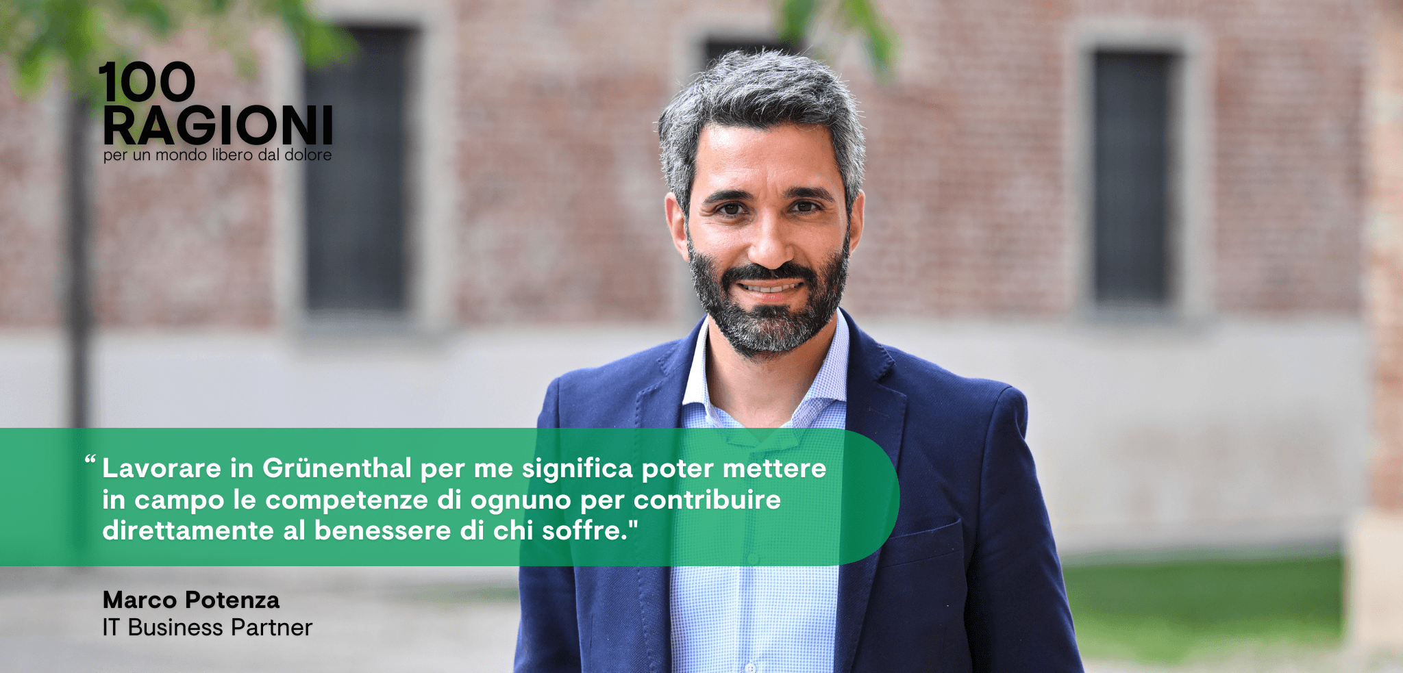 100 Ragioni per un mondo libero dal dolore   Marco Potenza - IT Business Partner
