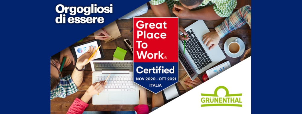 Certificazione GREAT PLACE TO WORK 
